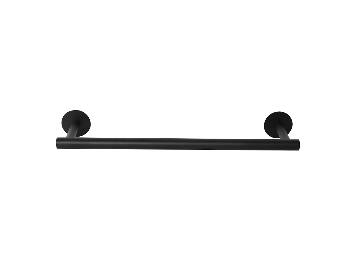 Porte Serviette Adhésif "Fixeo" 40cm Noir