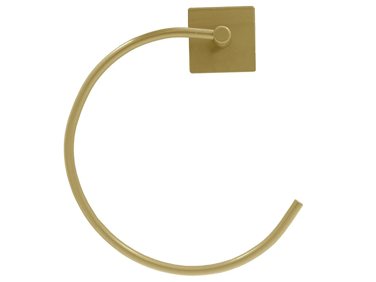 Anneaux Porte Serviette Adhésif "Fixeo" 20cm Or