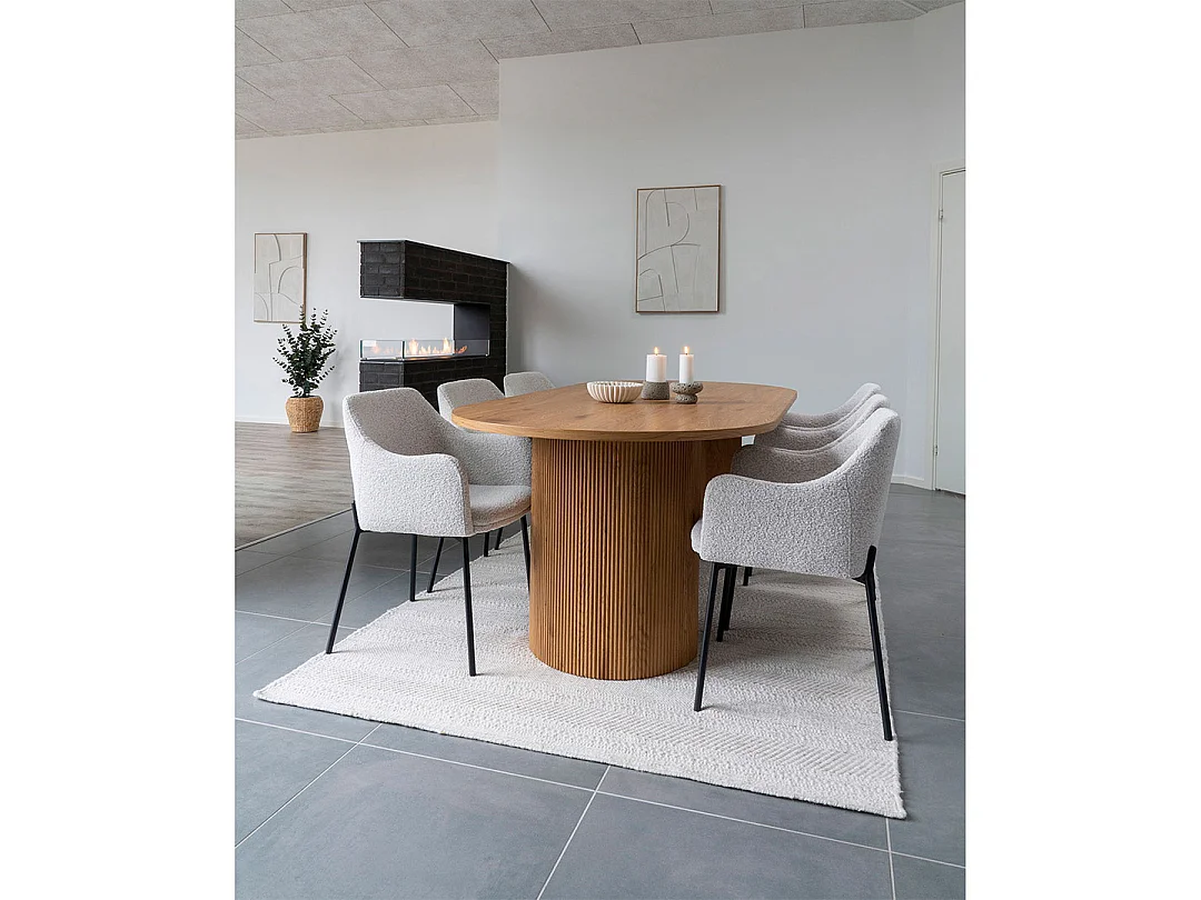 Madeline NO 2,60 relief wanddecoratie met lijst 60x90cm wit.