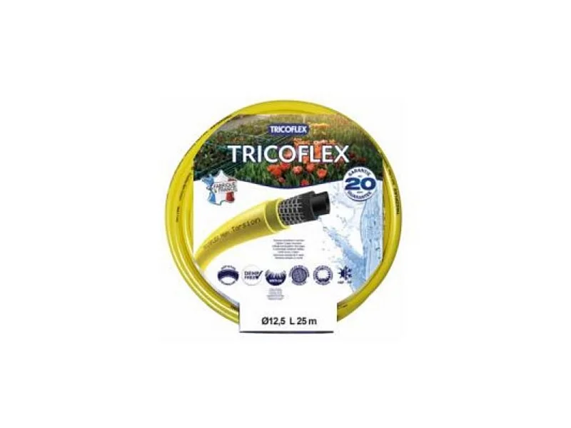 Tricoflex Tuyau d'arrosage souple multicouche d19 mm x 25m jaune - 116887