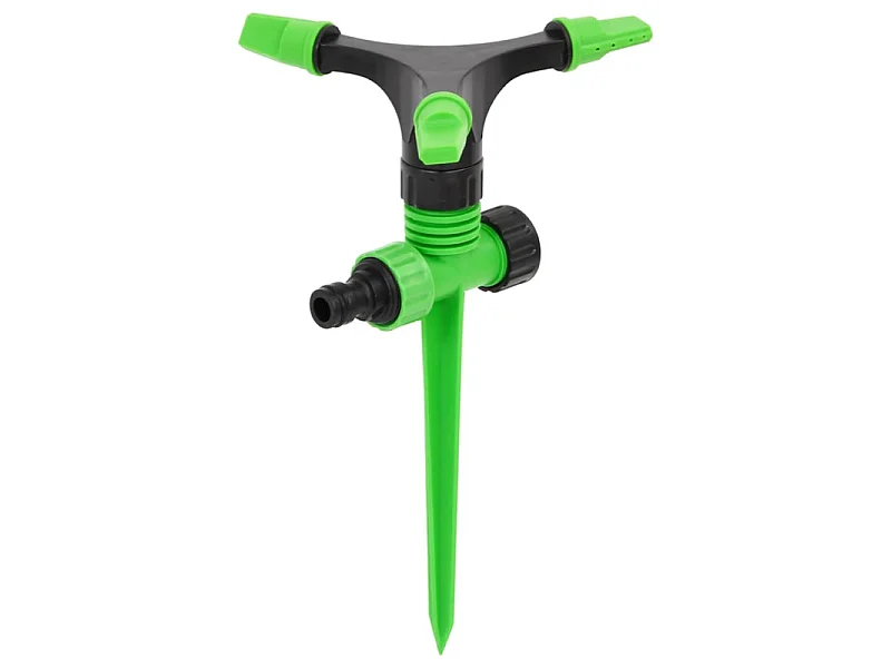 Arroseurs rotatifs 4 pcs vert et noir 16x13,5x25,5 cm ABS et PP