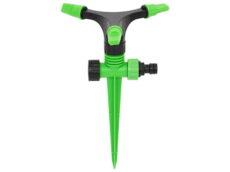 Arroseurs rotatifs 4 pcs vert et noir 16x13,5x25,5 cm ABS et PP
