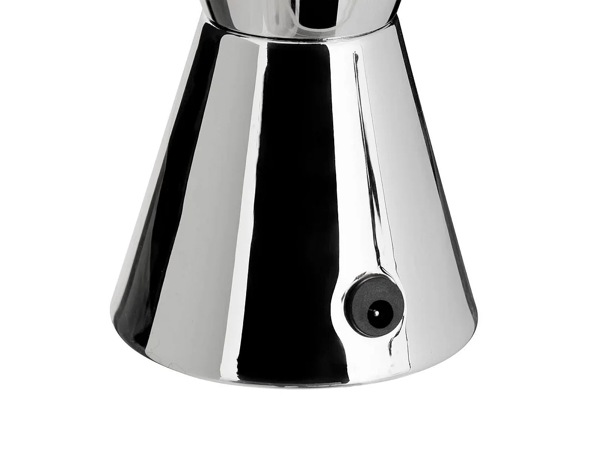 Lampe à Poser Tornade "Lava" 36cm Argent