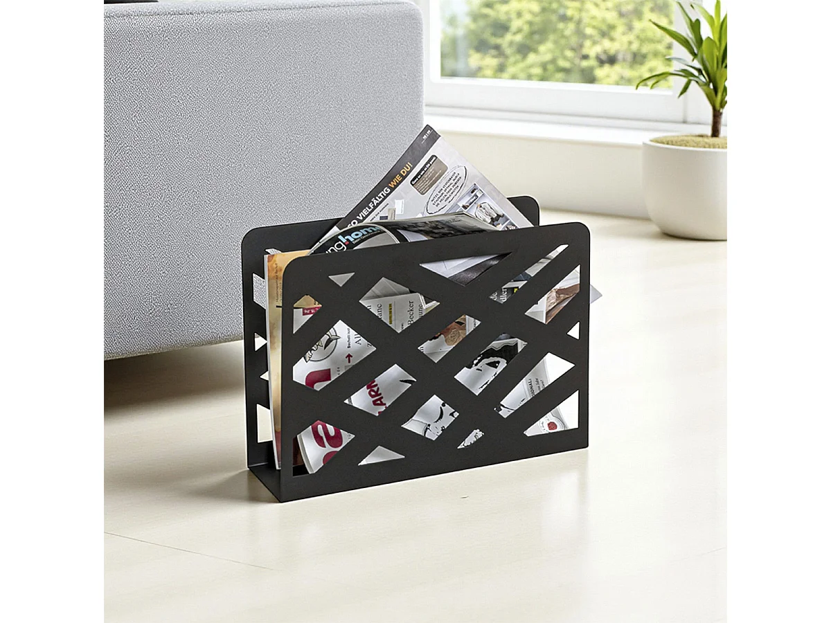 Porte-Revues en Métal "Lola" 35cm Noir