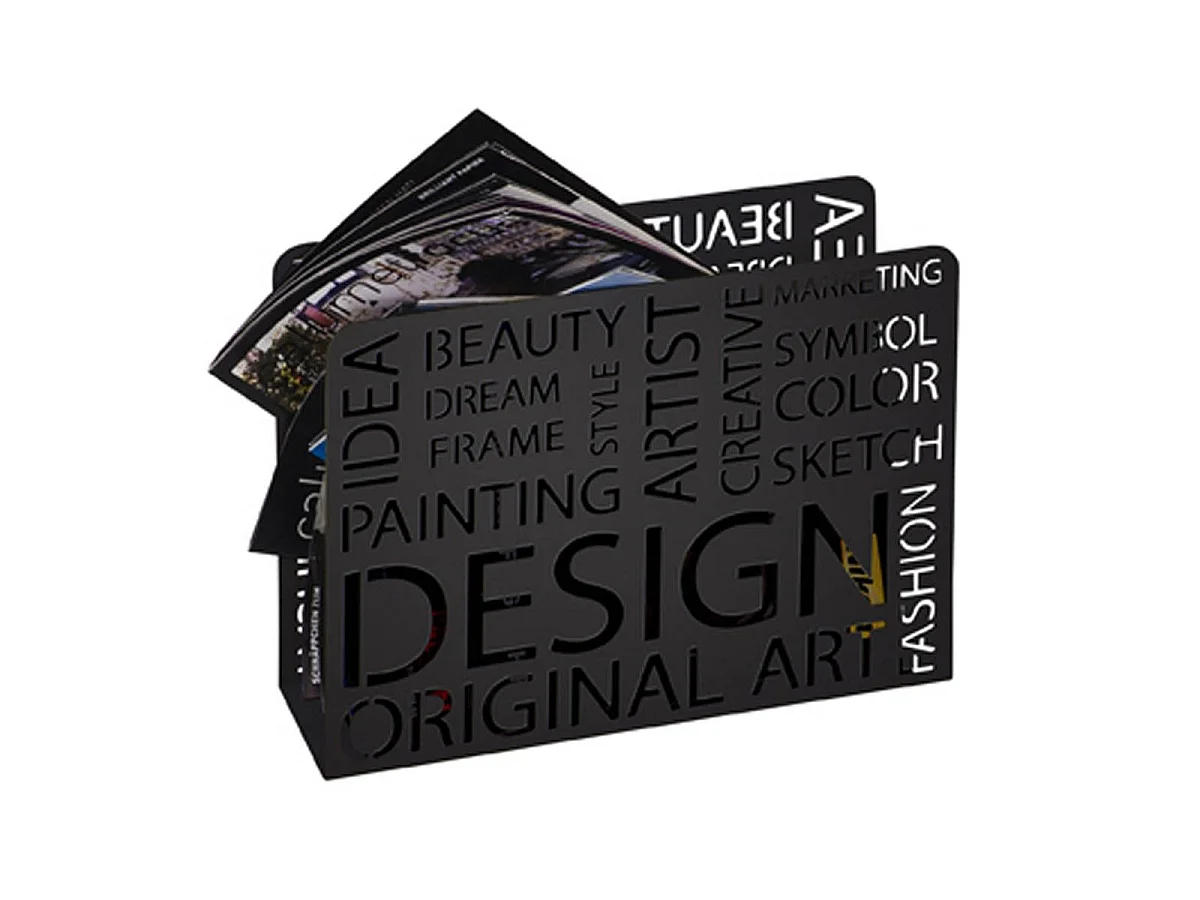 Porte-Revues Design "Original Art" 35cm Noir