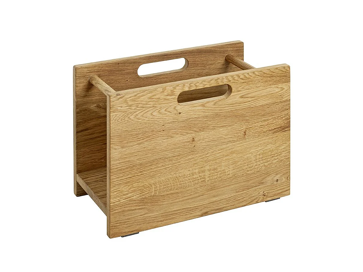 Porte Revues en Bois "Mani" 40cm Chêne