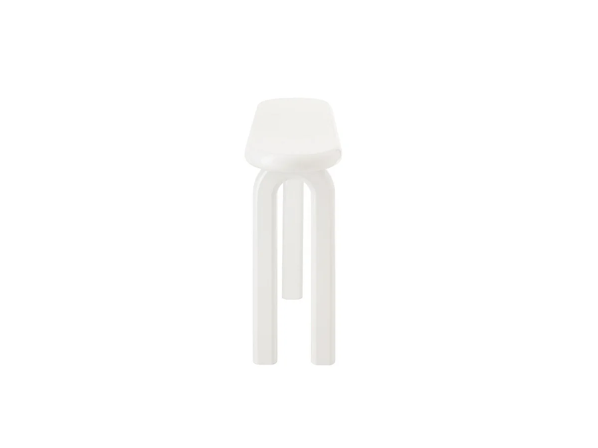 Console Ovale Design "Archie" 120cm Blanc