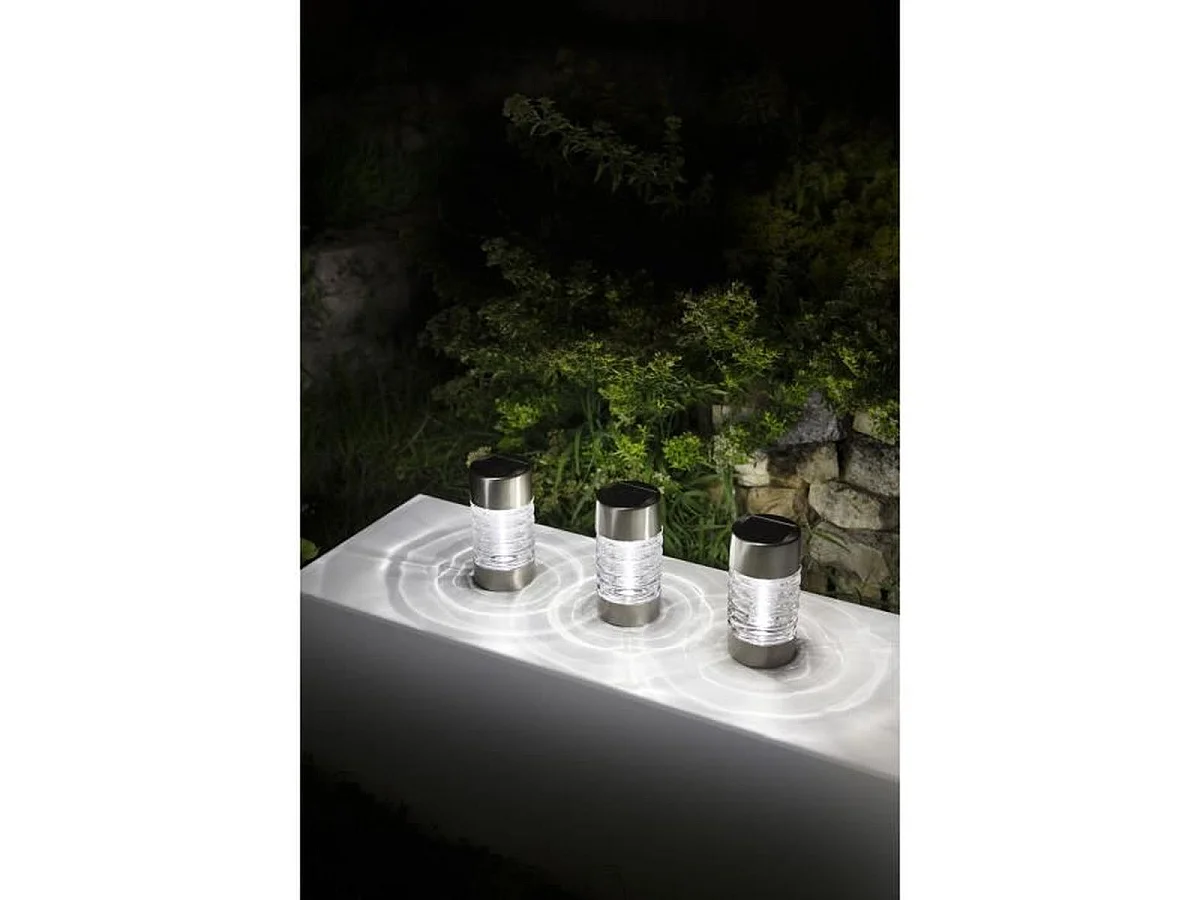 Moderne Roestvrijstalen Zonne Bollard Licht 57cm, 10 Lumen