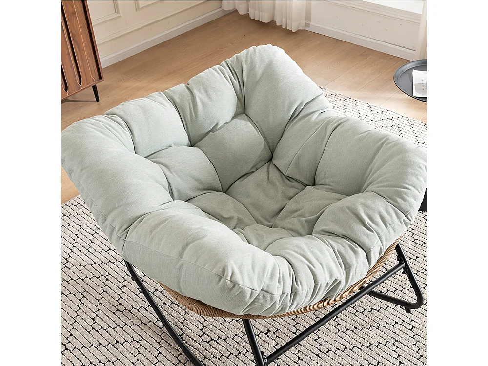 Chaise à bascule, fauteuil d'appoint en chenille, chaise à bascule moderne pour chambre de bébé, salon ou appartement.