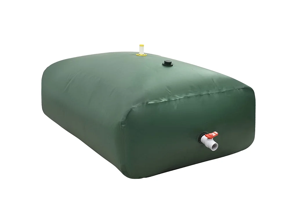 Réservoir d'eau pliable de 2100 L avec robinet en PVC pour un stockage efficace