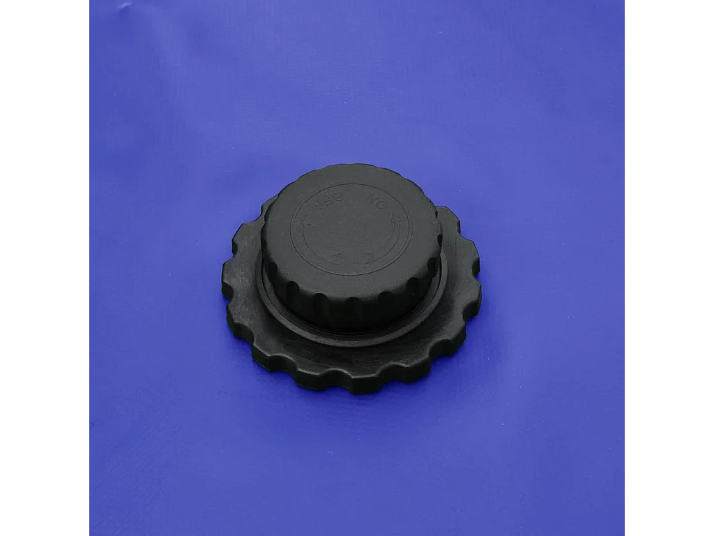 Réservoir d'eau pliable de 3000 litres avec robinet en PVC - Bleu