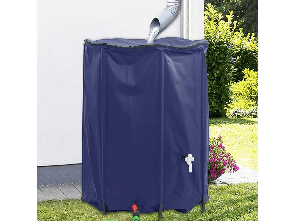 Réservoir d'eau pliable avec robinet 1350L PVC Résistant