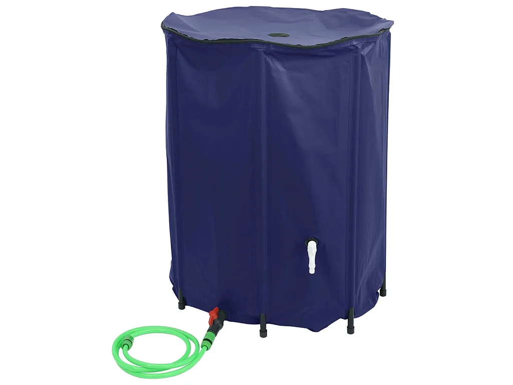 Réservoir d'eau pliable en PVC de 500L avec robinet pour une réutilisation efficace de l'eau
