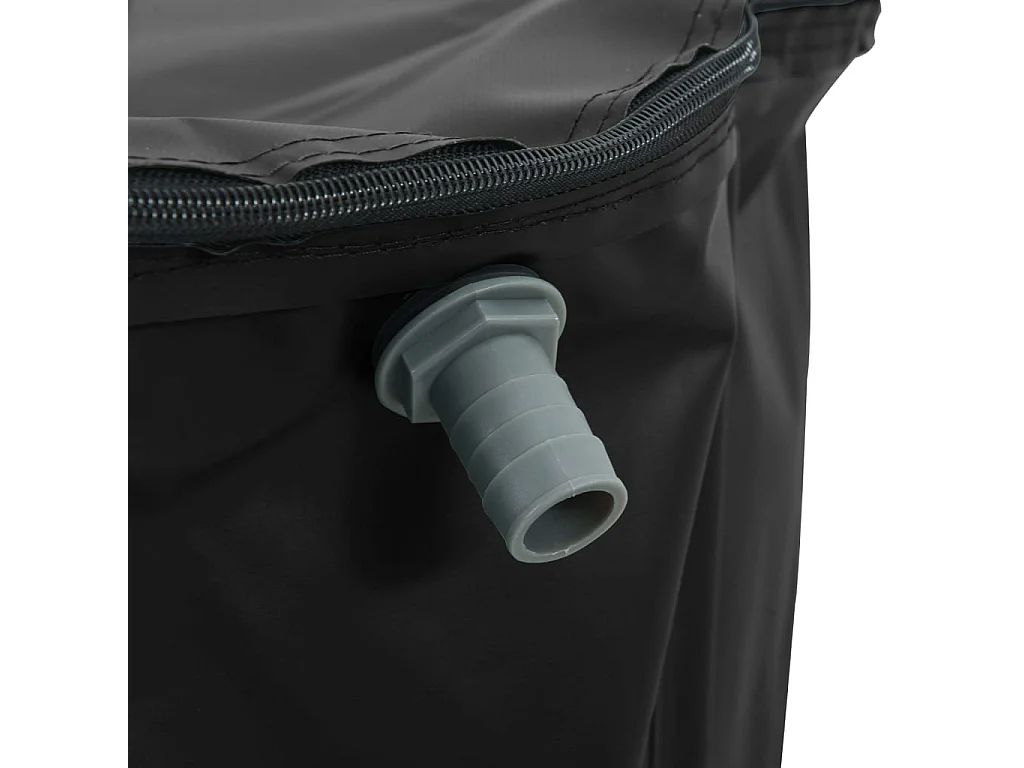 Réservoir d'eau pliable de 1000 litres avec robinet et valve ABS