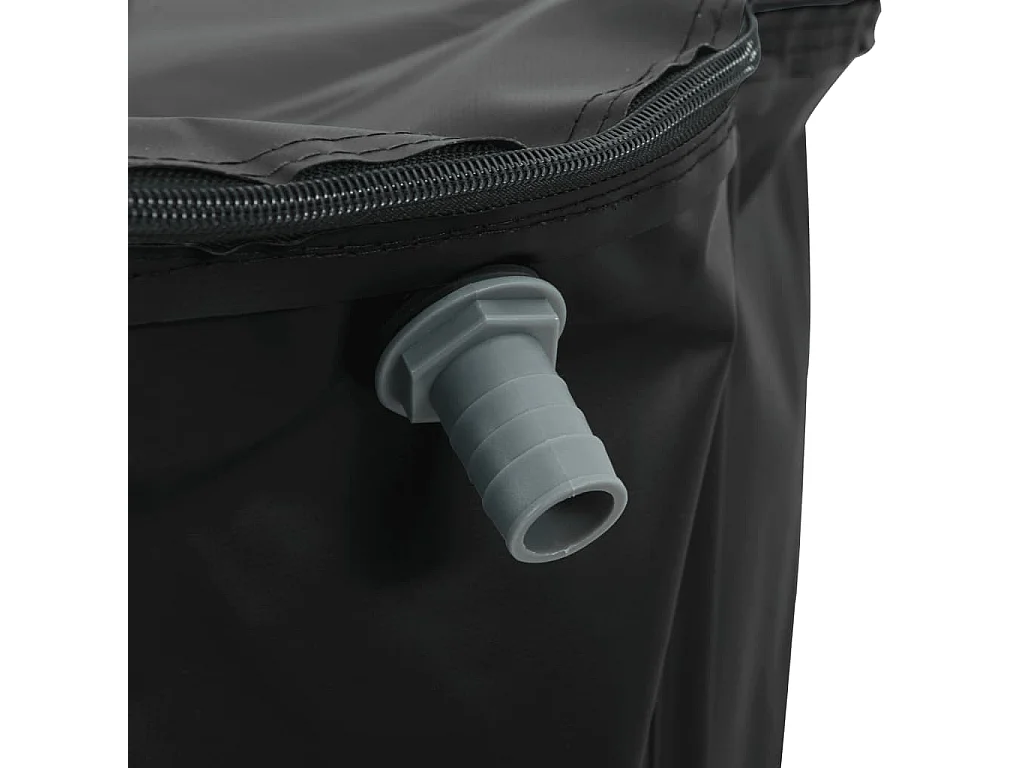 Réservoir d'eau pliable de 250L avec robinet et vanne de sortie en ABS