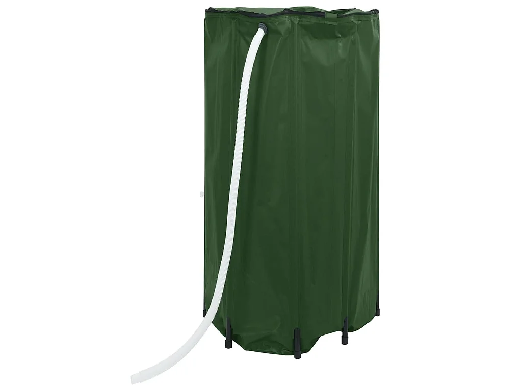 Réservoir d'eau pliable de 380 litres avec robinet en PVC et vanne de sortie