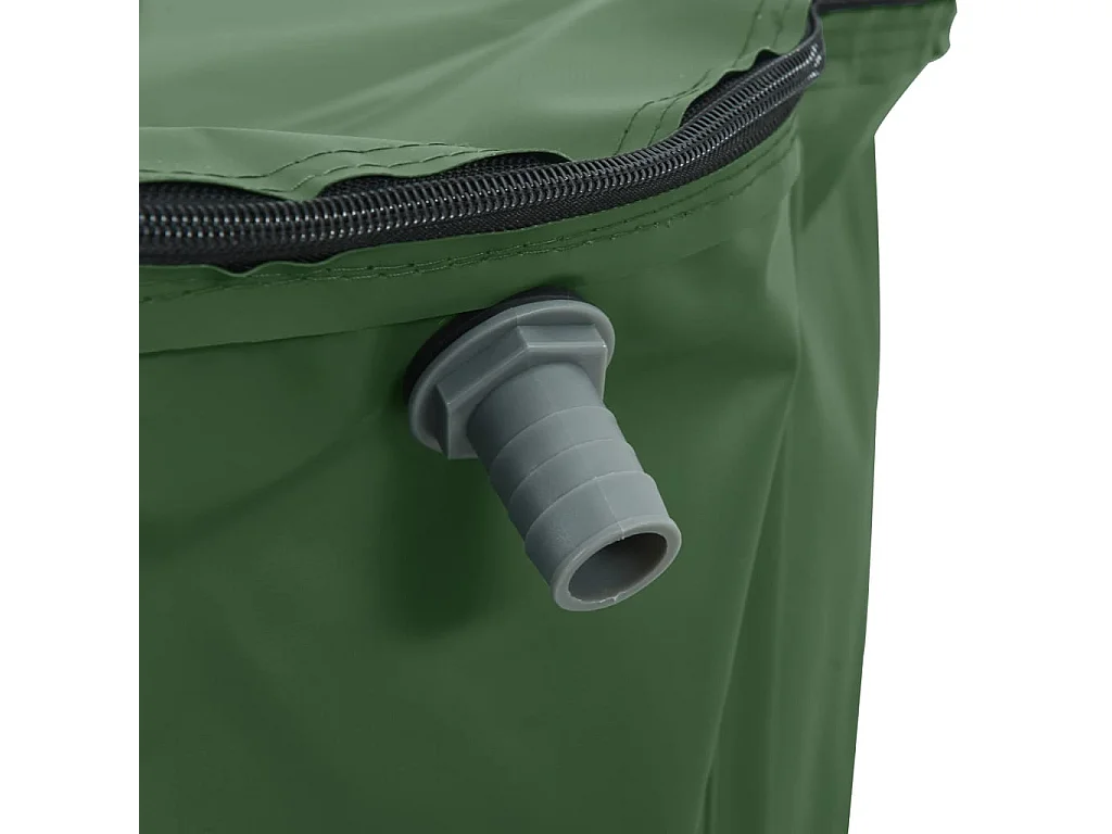 Réservoir d'eau pliable de 380 litres avec robinet en PVC et vanne de sortie