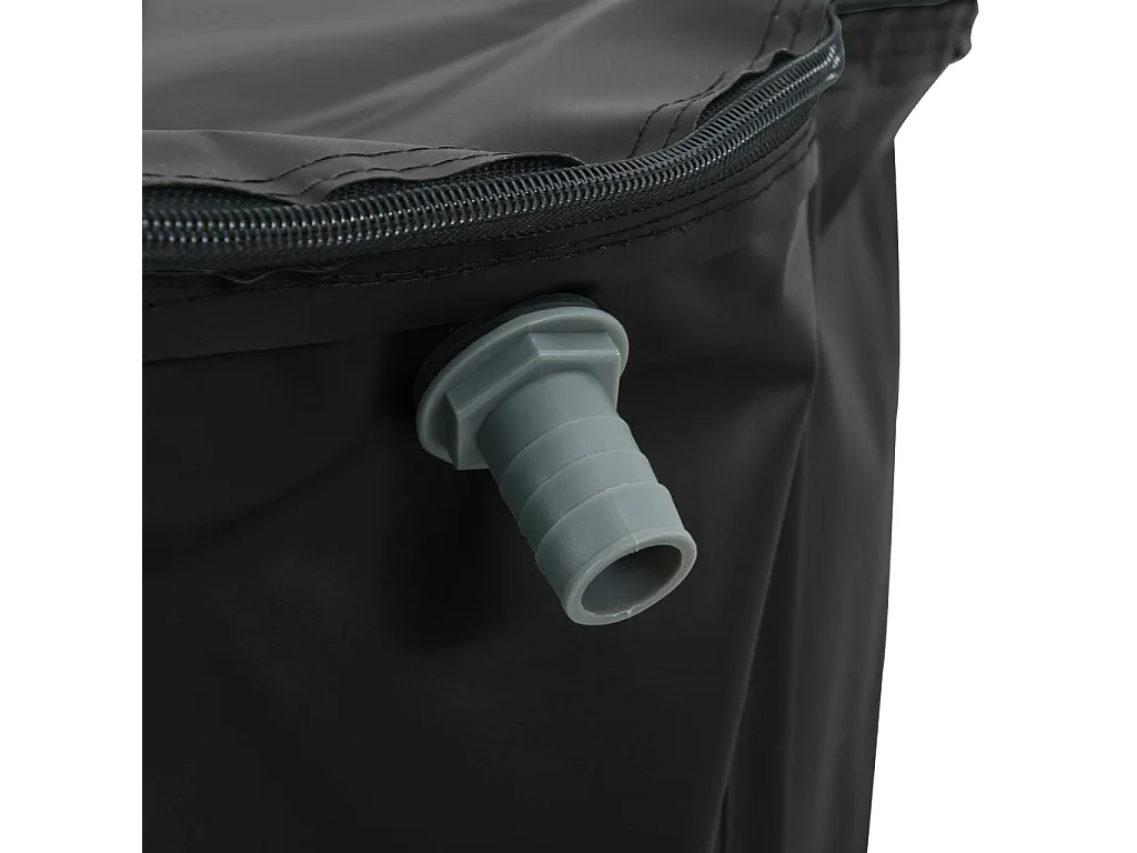 Réservoir d'eau pliable de 750 litres avec robinet et filtre en maille pour jardin