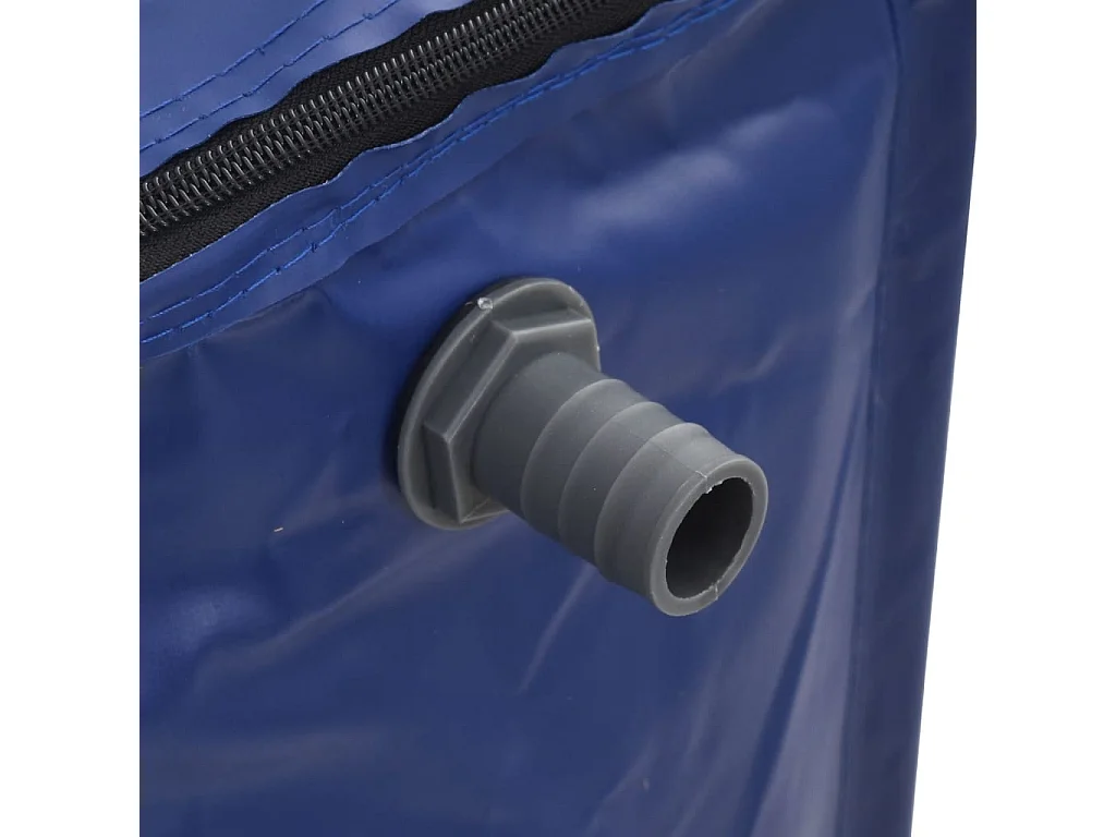 Réservoir d'Eau Pliable de 750 Litres avec Robinet pour Jardin - PVC - Bleu