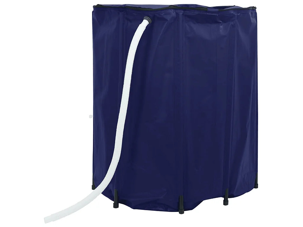 Réservoir d'eau pliable de 1250L avec robinet et vanne ABS pour le jardinage