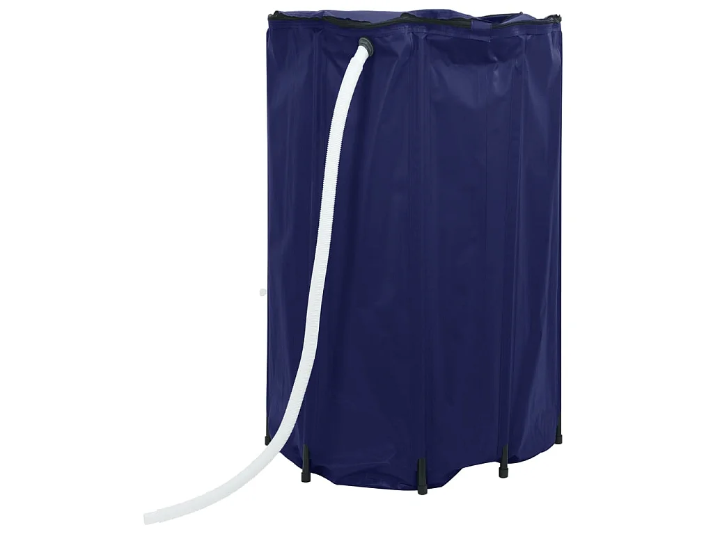 Réservoir d'eau pliable de 1000 litres avec robinet en PVC et vanne de sortie