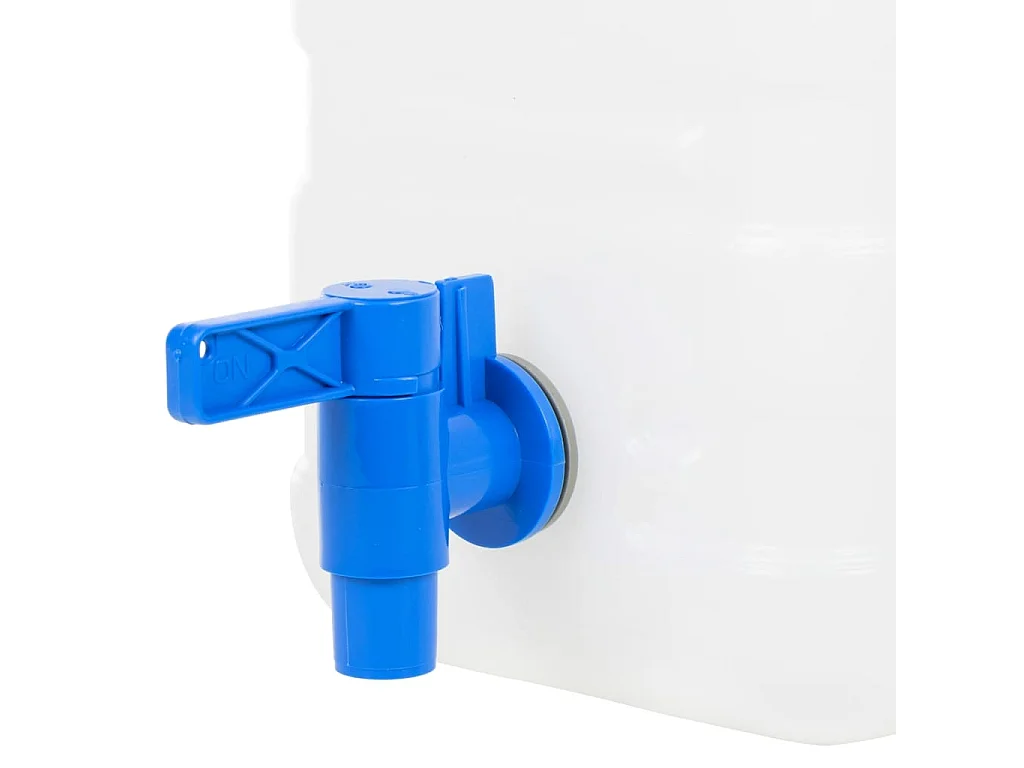 Réservoir d'eau en plastique durable de 20L avec robinet anti-fuite et distributeur de savon
