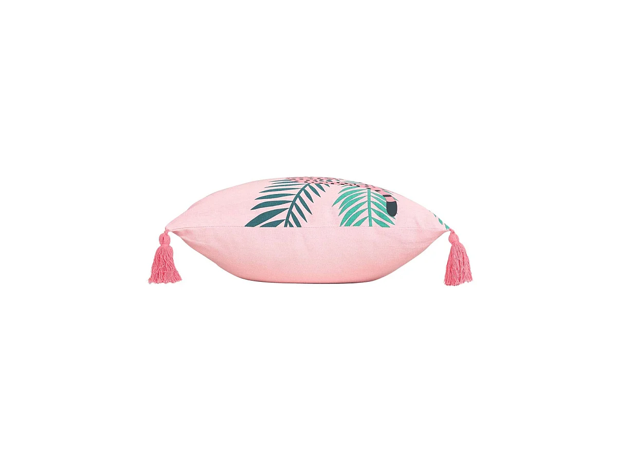 Coussin Enfant Déco "Leopink" 40x40cm Rose