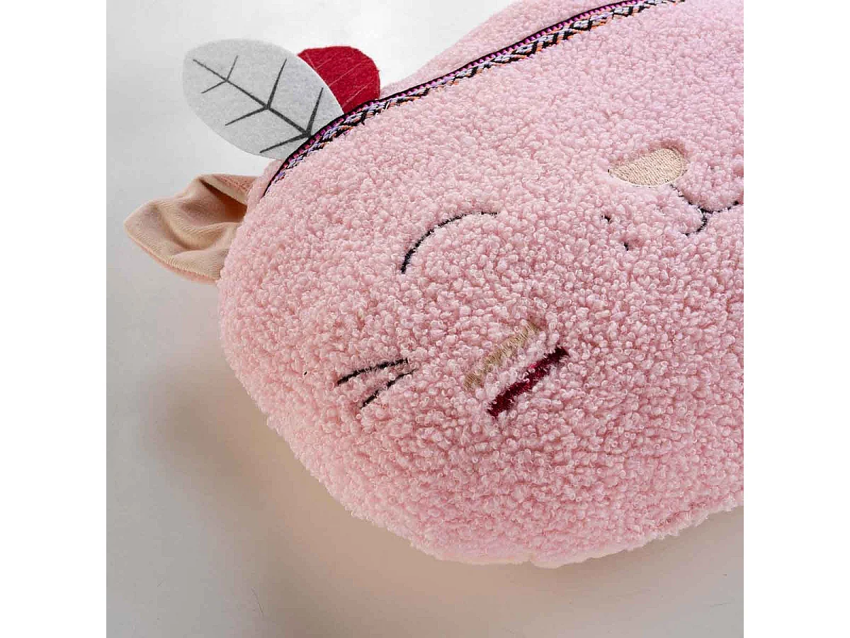 Coussin Enfant Déco "Lizzy" 30x30cm Rose
