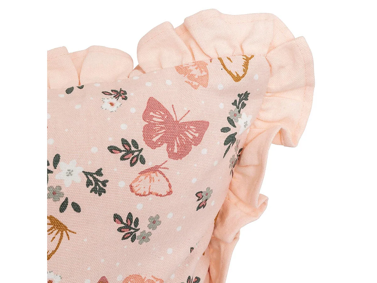 Coussin Enfant Amour "Alina" 40x40cm Rose