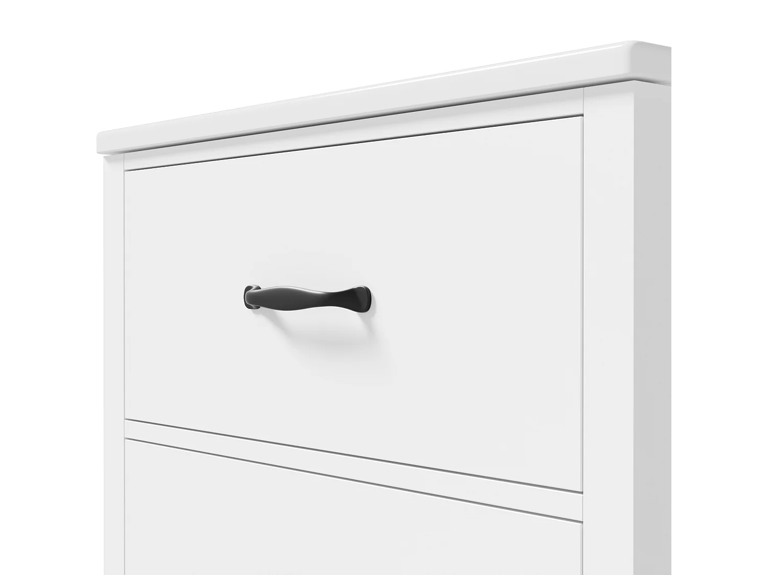 Vrijstaand badkamermeubel met inbouwwastafel en 3 lades – Wit 61 x 47 x 83 cm