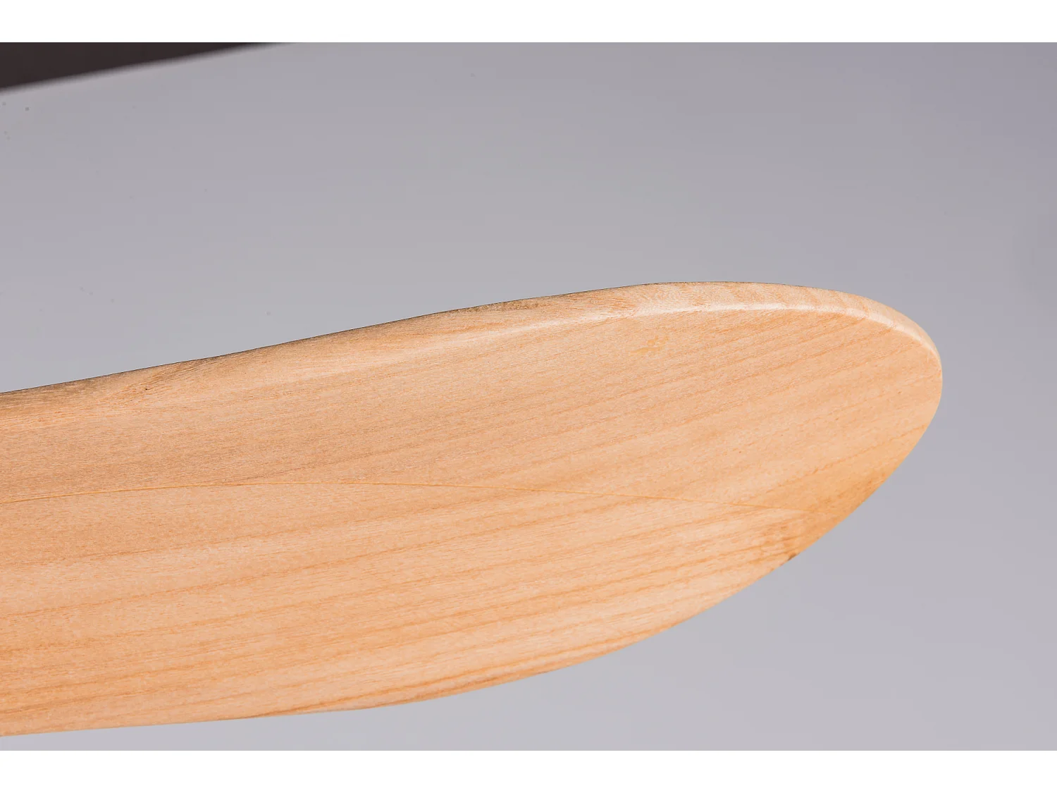 Plafondventilator van 107 cm met 3 houten bladen en afstandsbediening, 6 snelheden - Wit en hout