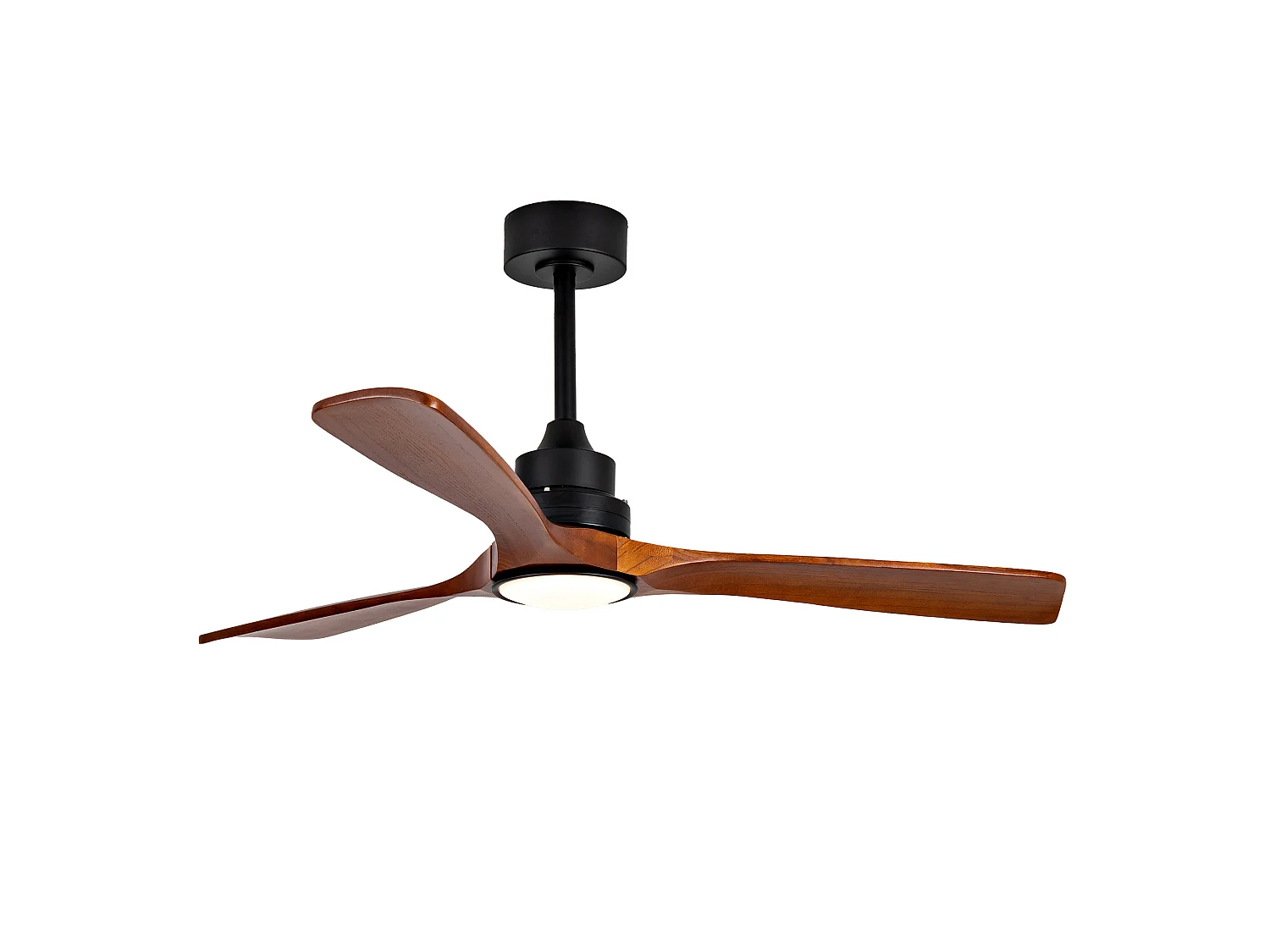 Ventilateur de plafond de 52" avec éclairage, télécommande et silencieux - Pour d'été et d'hiver