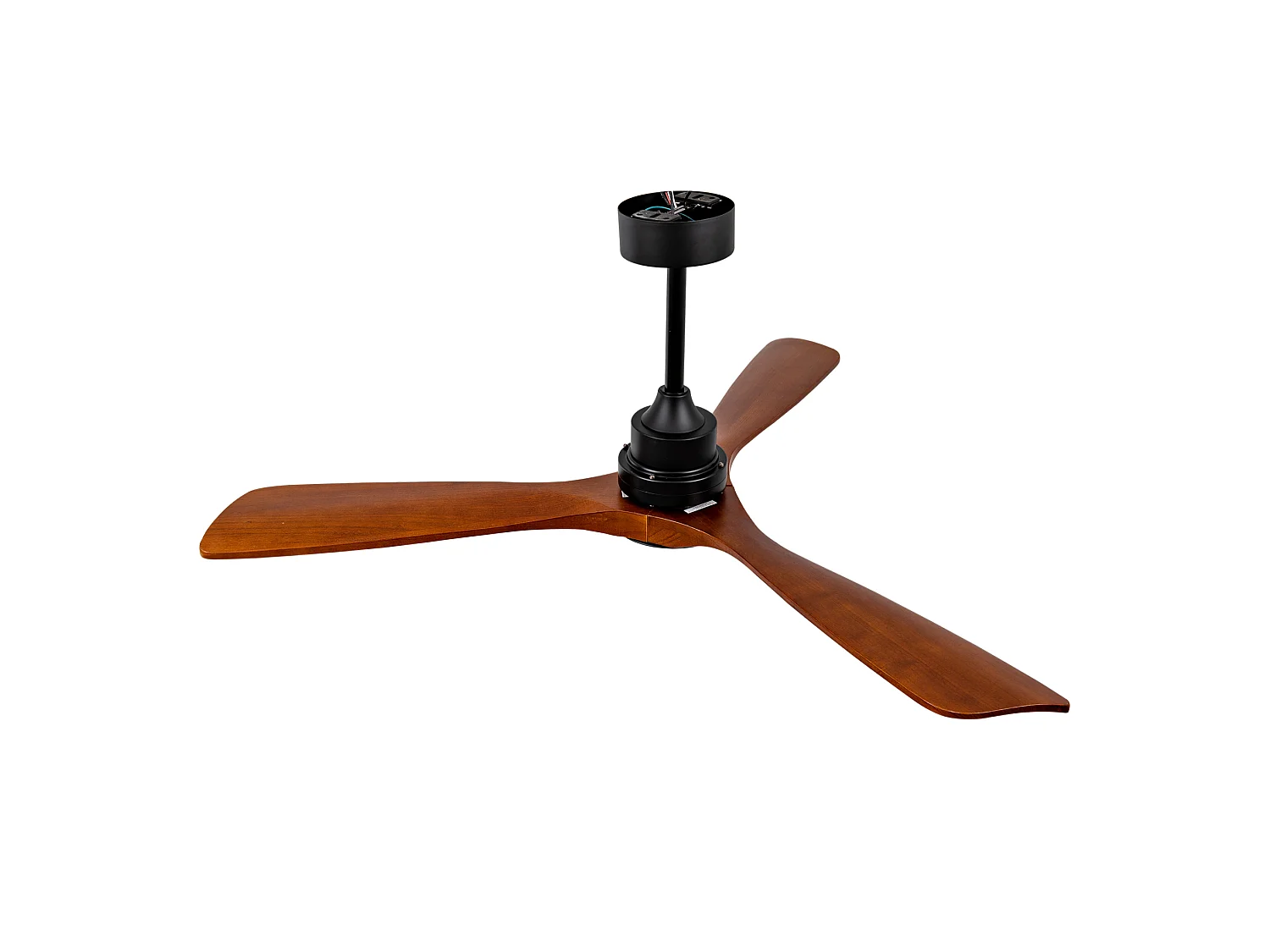 Ventilateur de plafond de 52" avec éclairage, télécommande et silencieux - Pour d'été et d'hiver