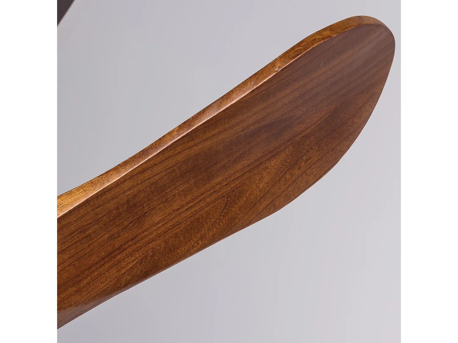Ventilateur de plafond de 107 cm avec 3 pales en bois et télécommande, 6 vitesses - Pour patio, salon et chambre