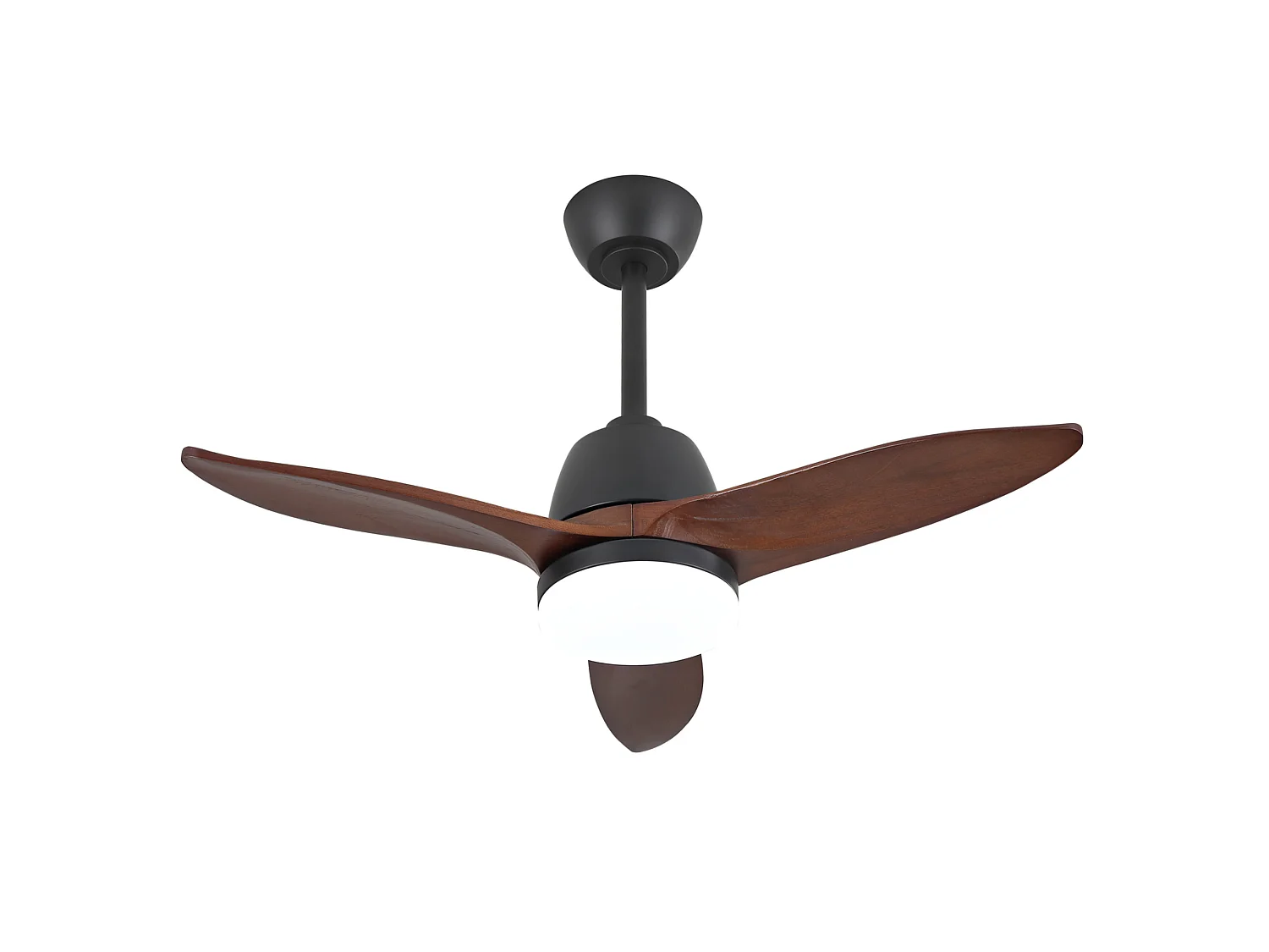 Ventilateur de plafond avec éclairage, télécommande, silencieux et minuterie - Pour la salon