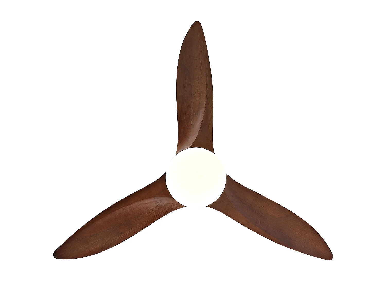 Ventilateur de plafond avec éclairage, télécommande, silencieux et minuterie - Pour la salon