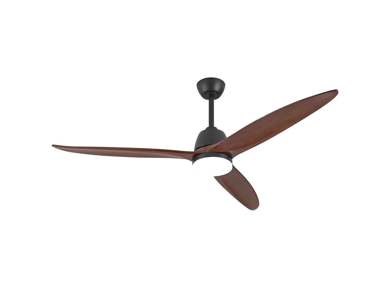 Ventilateur de plafond avec éclairage 30 W, télécommande, 3 températures de couleur, minuterie 6 vitesses