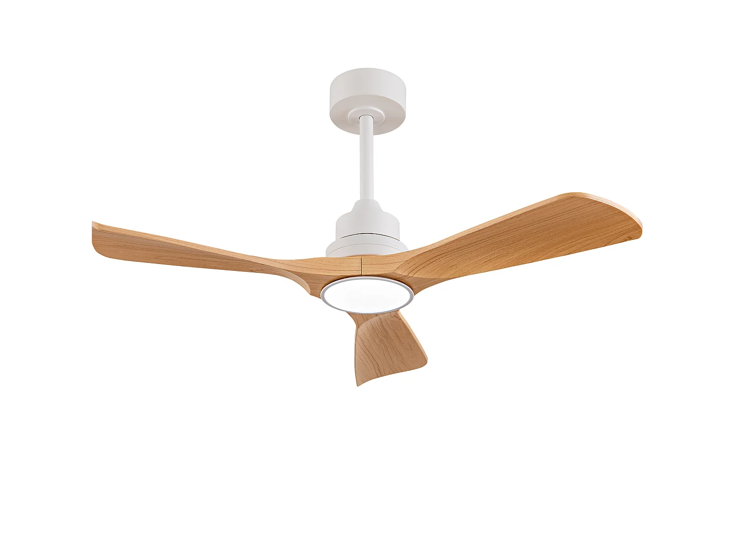 Ventilateur de plafond avec lumière LED intensité variable - Naturel clair, pour intérieur et extérieur