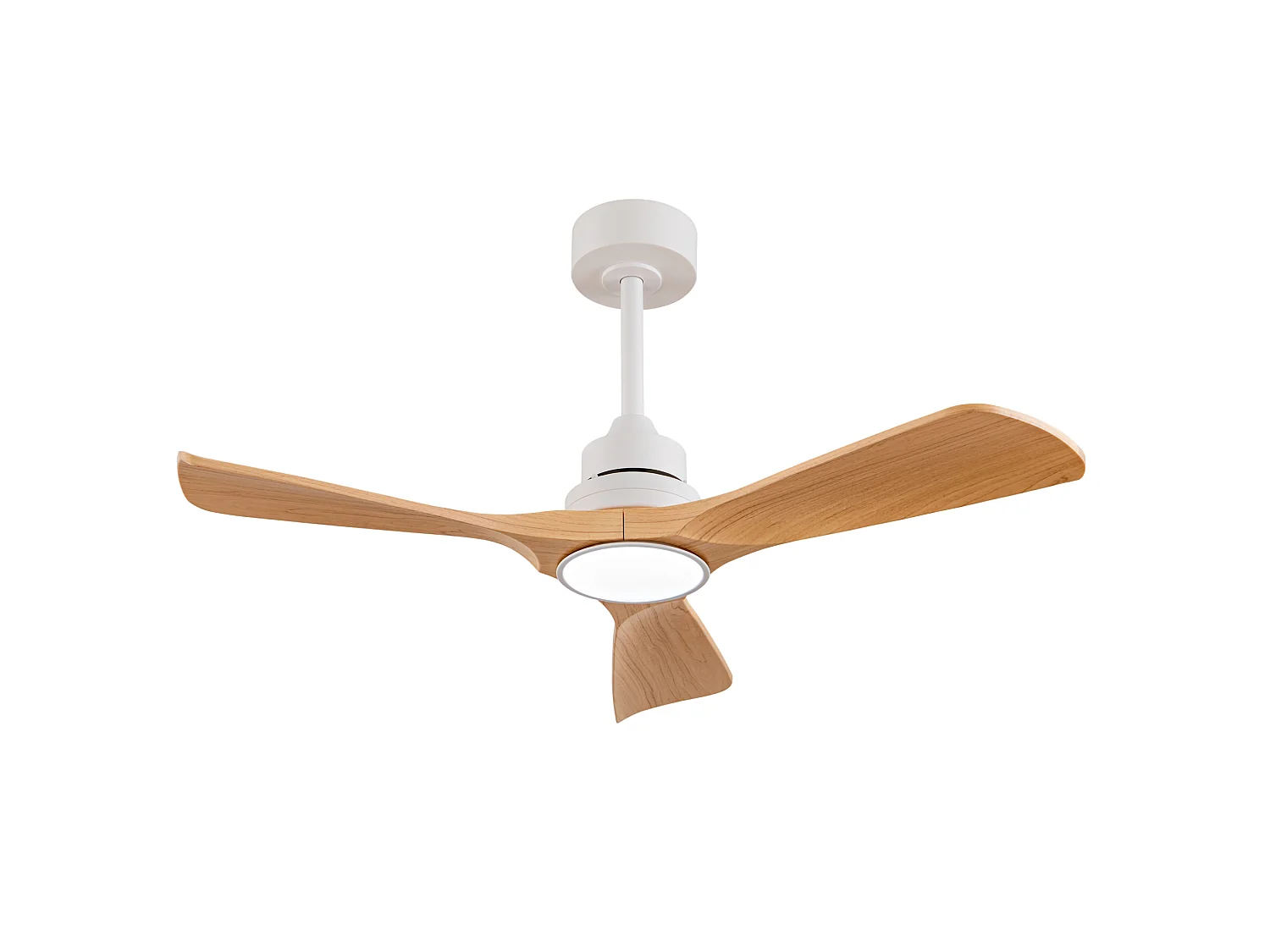 Ventilateur de plafond avec lumière LED intensité variable - Naturel clair, pour intérieur et extérieur