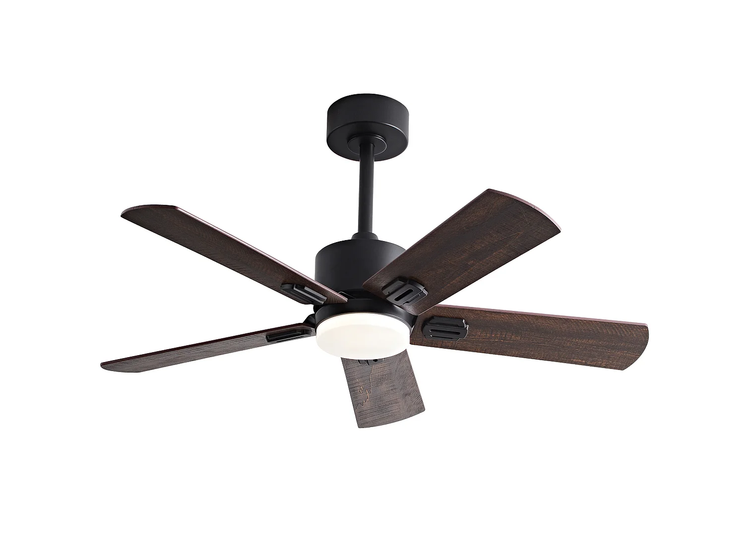 Ventilateur de plafond de 42 pouces avec éclairage, télécommande et moteur silencieux