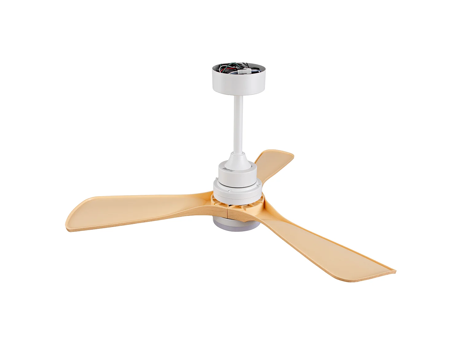 Ventilateur de plafond 107 cm avec lumière , 6 vitesses et minuteur à 3 vitesses - Naturel clair