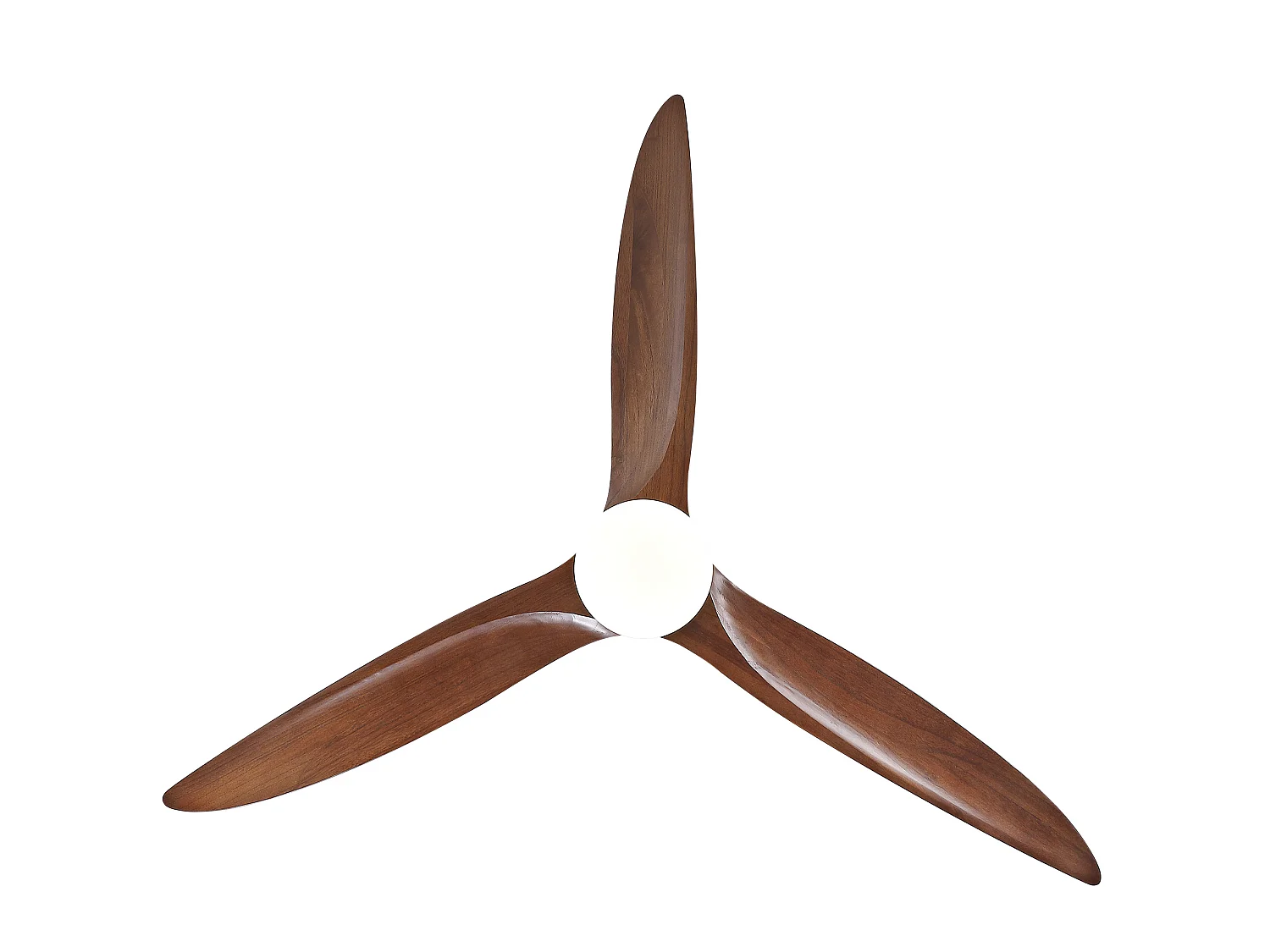 Ventilador de techo moderno de 152 cm con intensidad de luz regulable, 3 aspas, 6 velocidades, para el salón.
