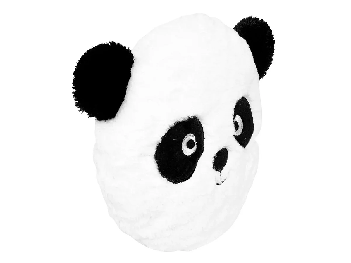 Coussin Déco Enfant "Panda" 27cm Blanc & Noir