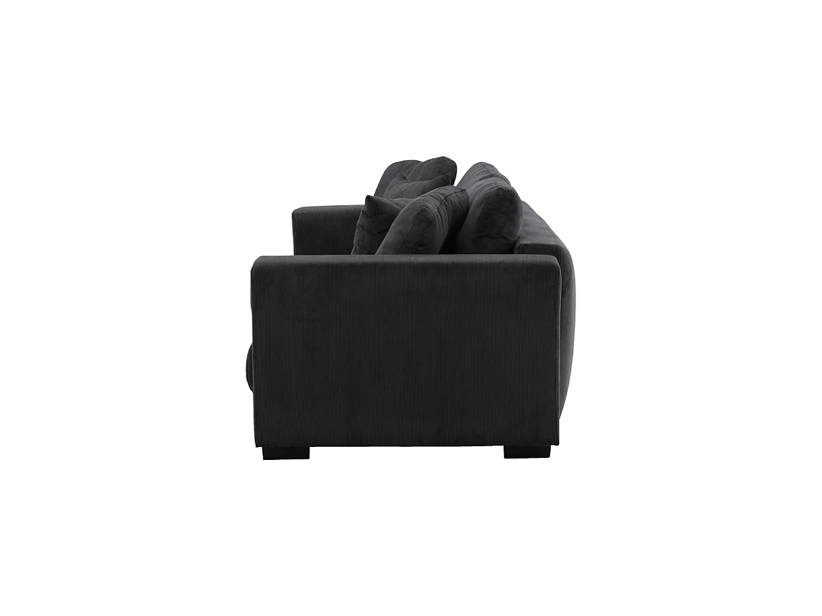 Canapé Convertible 3 Places "Bellman" 250cm Gris Foncé