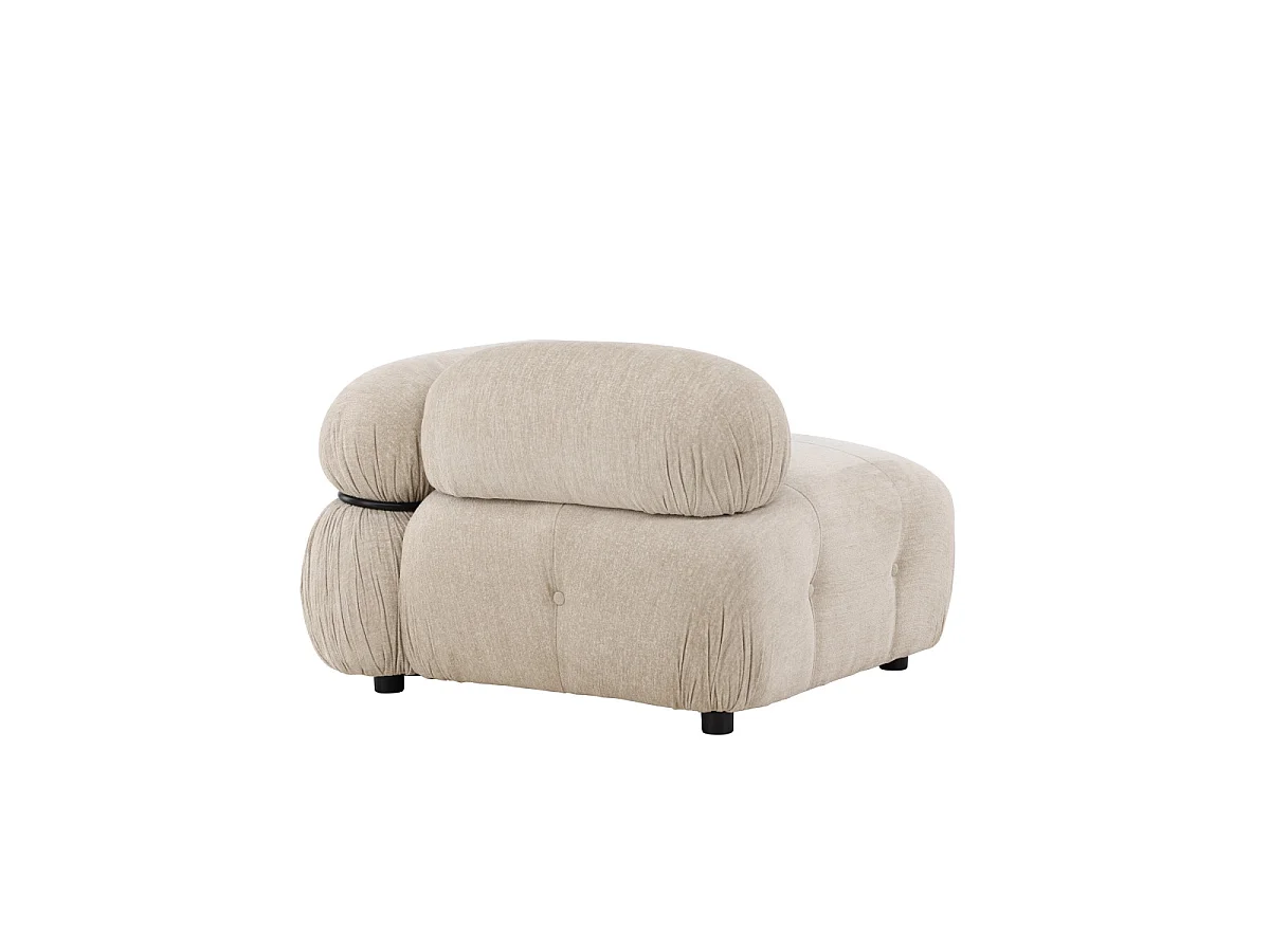 Module de Canapé d'Angle Gauche "Mika" 95cm Beige