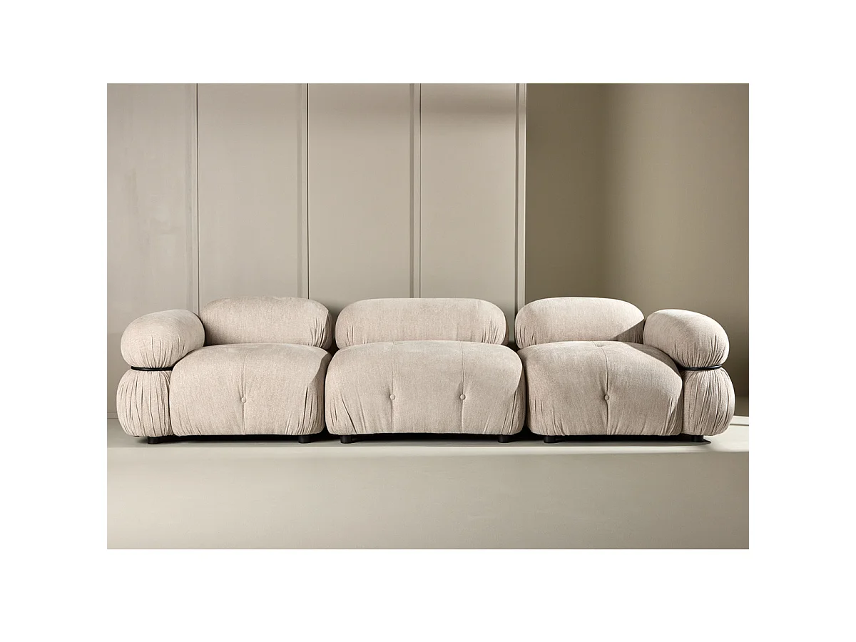 Module de Canapé d'Angle Gauche "Mika" 95cm Beige