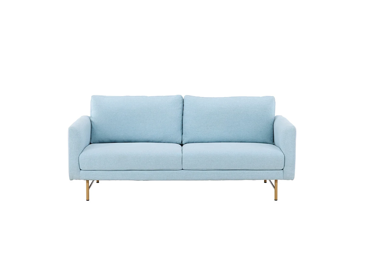 Canapé 3 Places Design "Sky" 198cm Bleu Clair