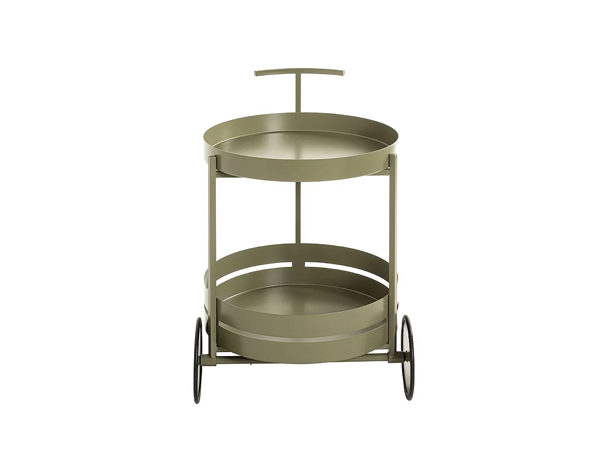 Desserte de Cuisine Ronde "Postres" 62cm Vert
