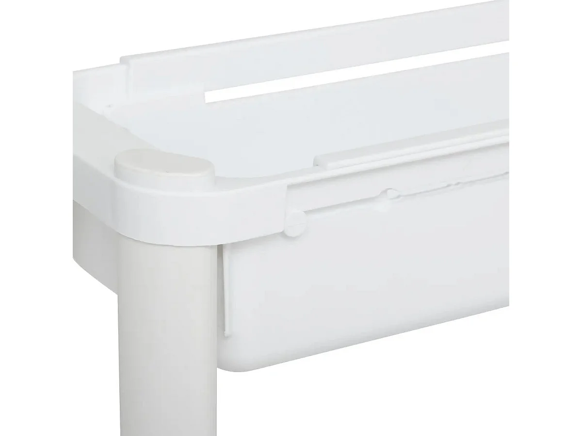 Desserte de Cuisine Extensible "Resserre" 78cm Blanc
