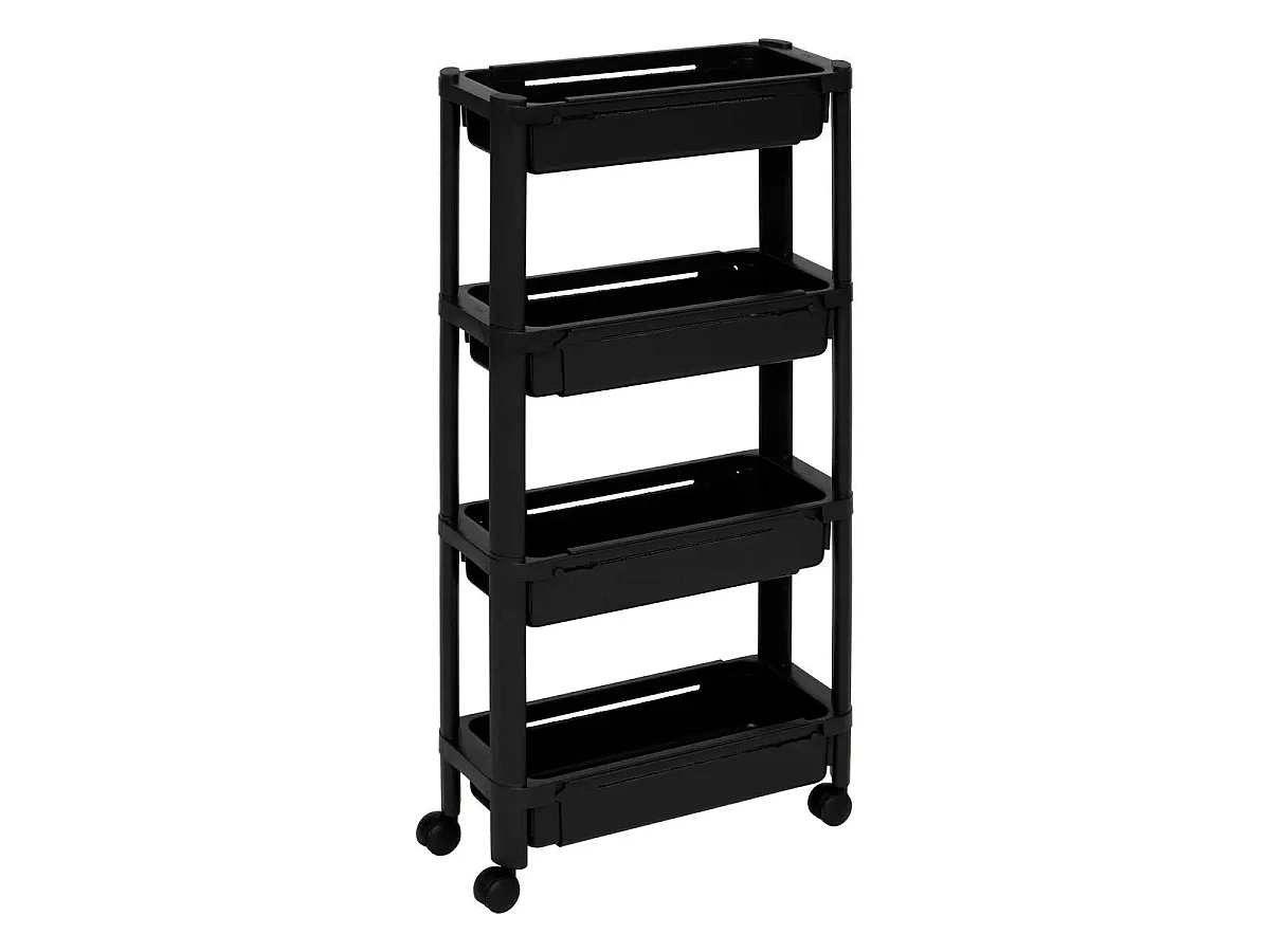 Desserte de Cuisine Extensible "Resserre" 78cm Noir